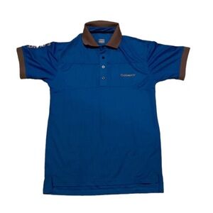 Men’s Giant short-sleeve blue polo shirt